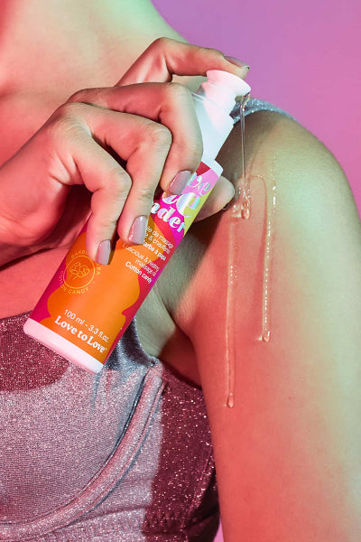 Huile de massage fraise 100ml - Love To Love