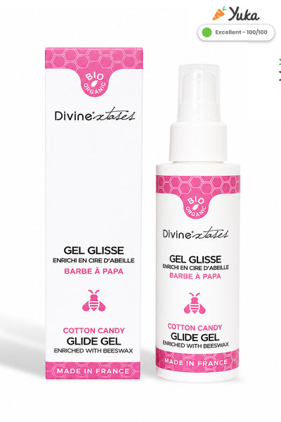 Lubrifiant Bio Barbe à papa 100ml - Divinexstases