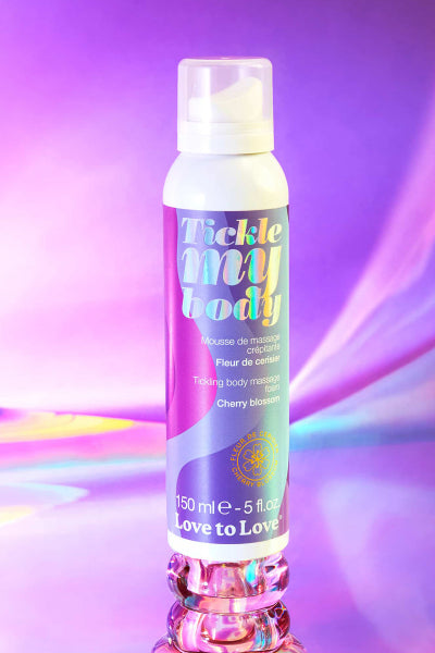 Mousse massage crépitante - fleur de cerisier